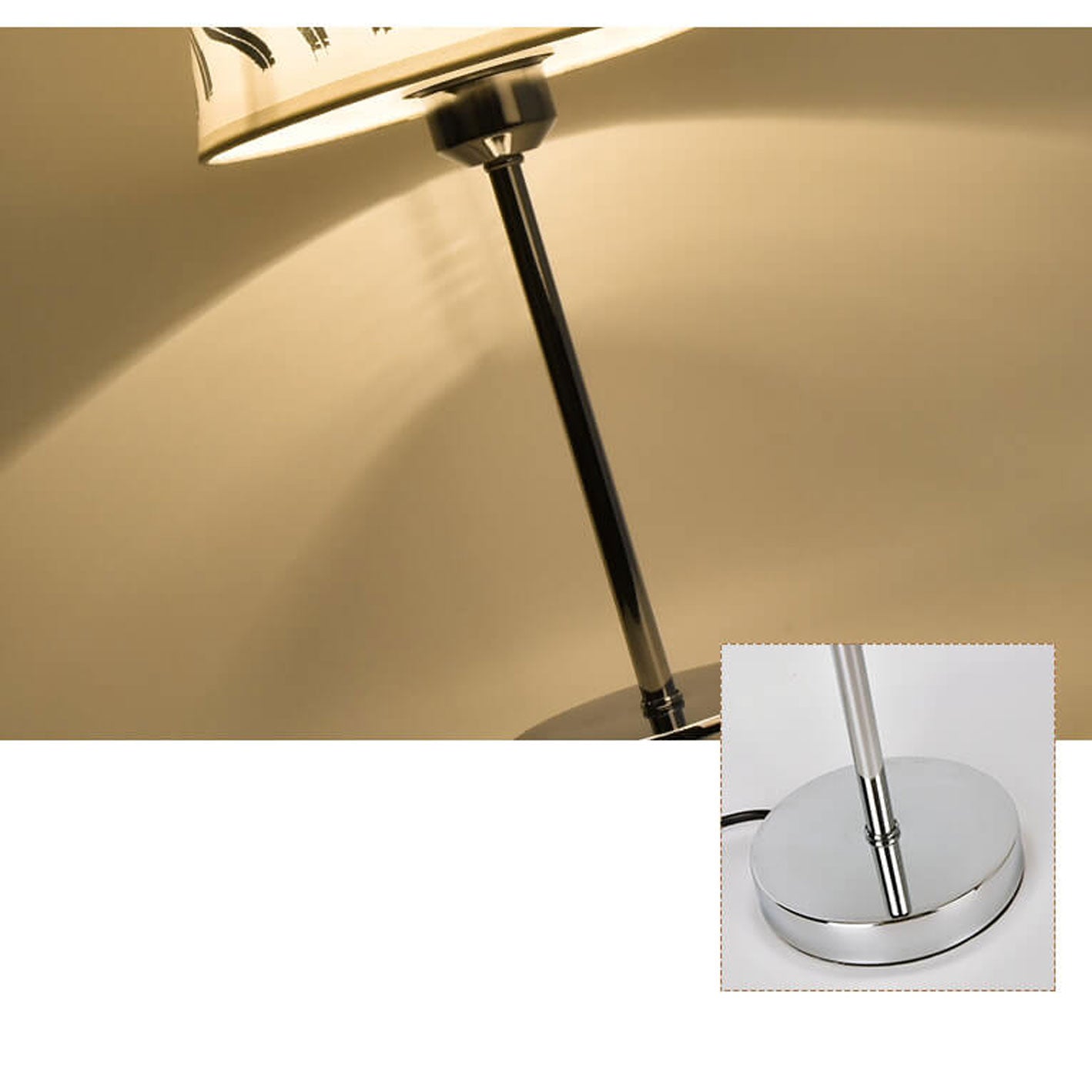 European Retro Fabric 1-Light Table Lamp