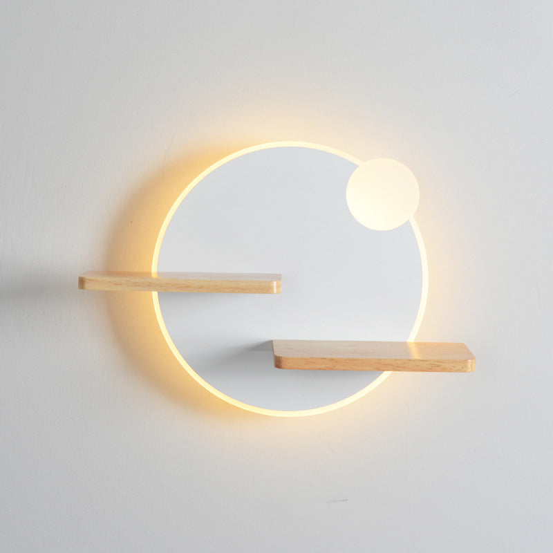 Modern Acrylic Phone Holder LED Creative Wall Sconce Lamp