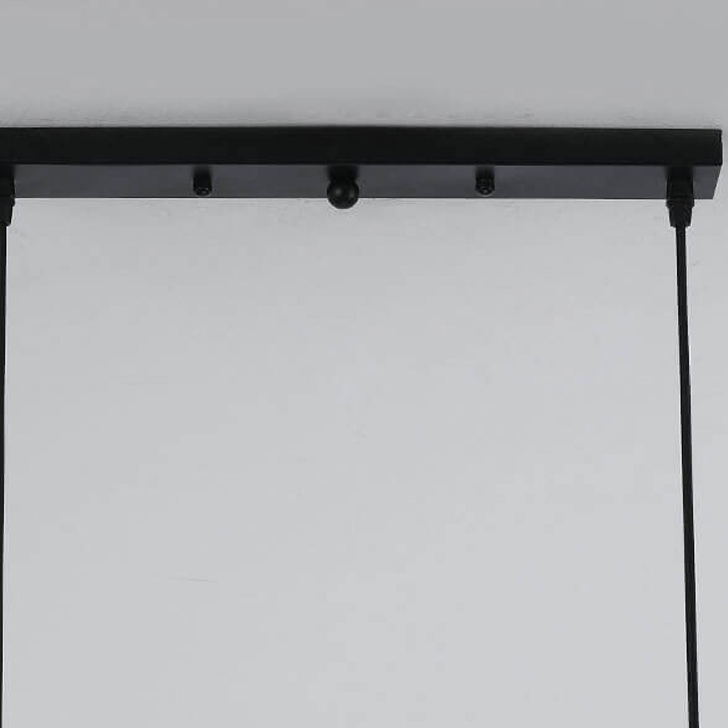 Industrial Vintage Long Bar Cage Island Light 6-Light Chandelier