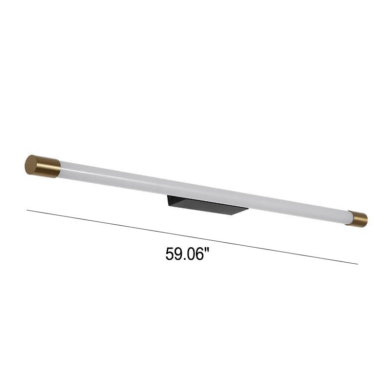 Modern Minimalist Vanity Thin Tube PC LED Wall Sconce Lamp