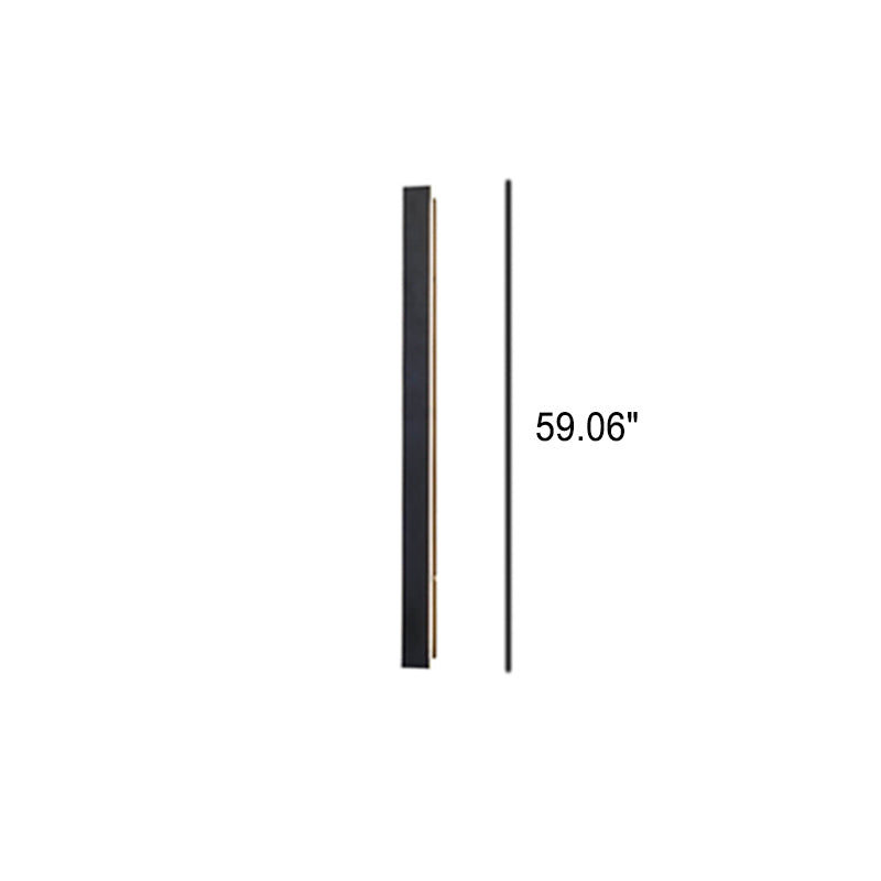 Retro Outdoor Rectangular Strip Waterproof LED Wall Sconce Lamp