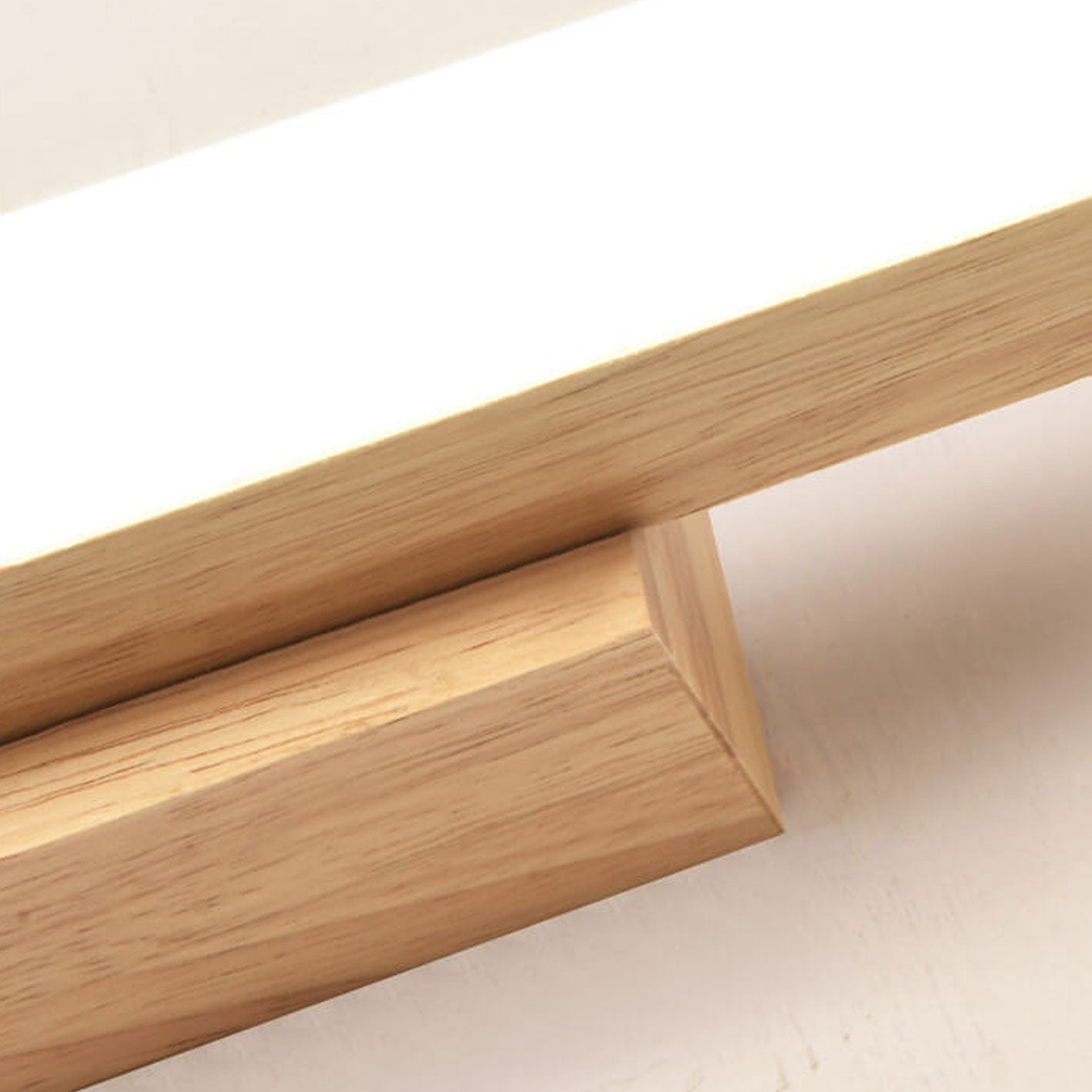 Nordic Minimalist Wooden Long Strip Vanity Light LED Wall Sconce Lamp