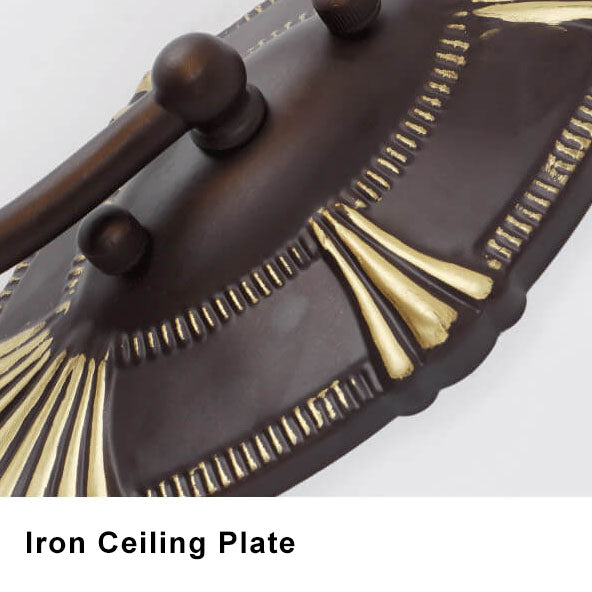 Retro Style 2-Light Cup Shade Wall Sconce