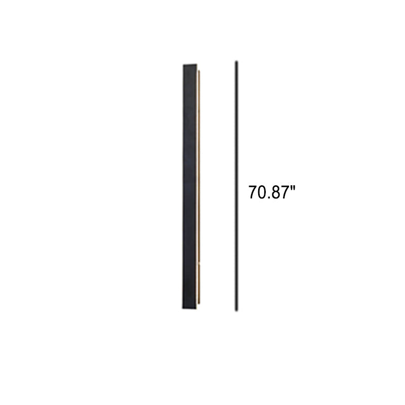 Retro Outdoor Rectangular Strip Waterproof LED Wall Sconce Lamp