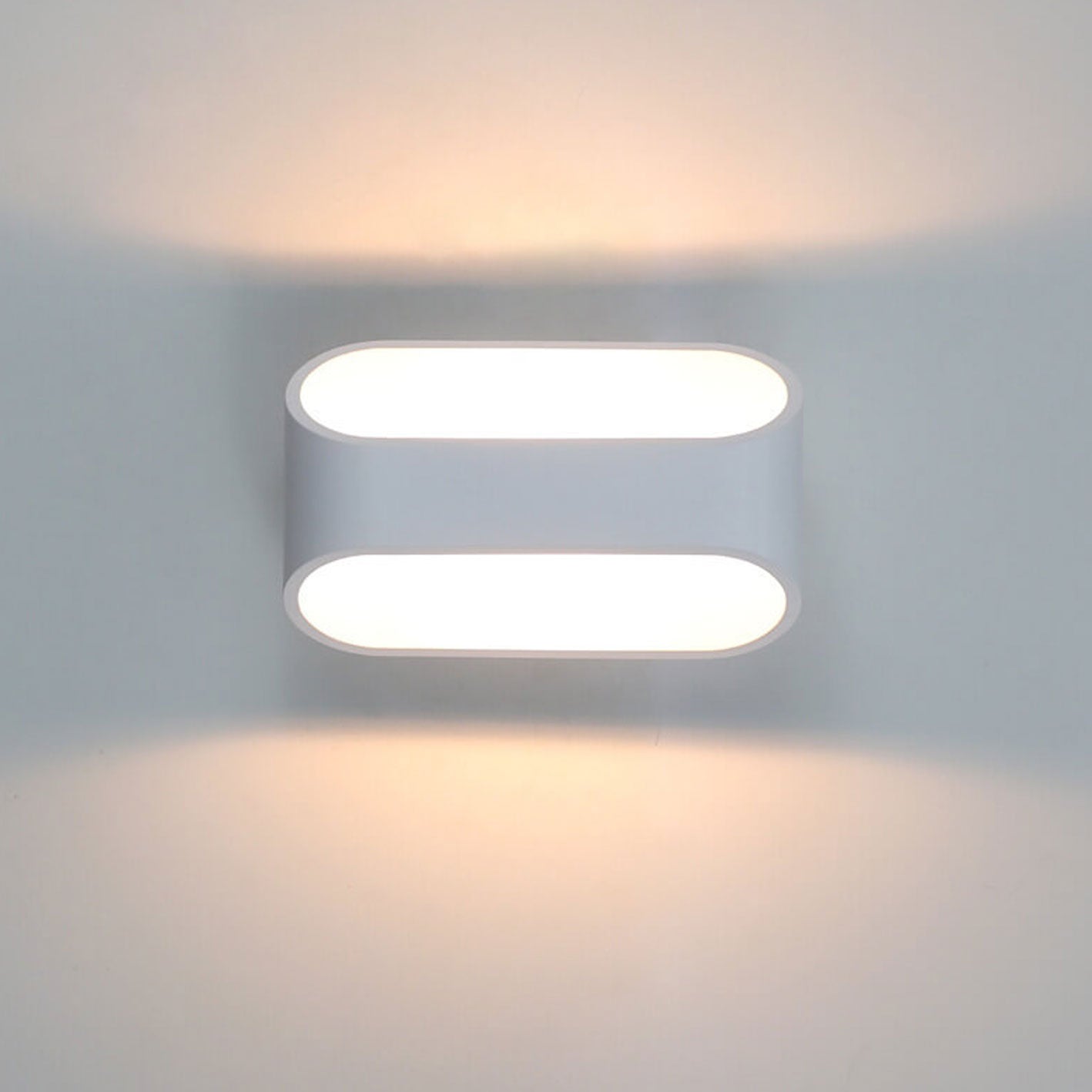 مصباح حائط LED بتصميم مستطيل بسيط من الطراز الاسكندنافي