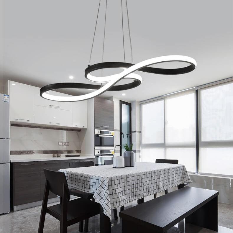 ثريات LED حديثة مزدوجة الجوانب مزودة بإضاءة واحدة