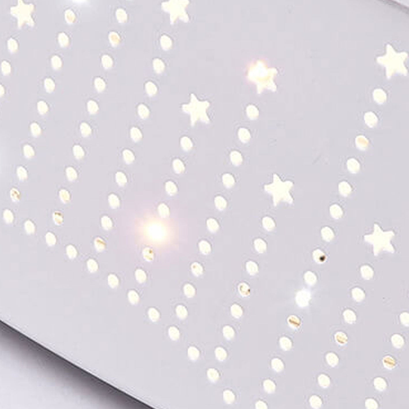 Modern Minimalist Starry Sky Round Children's LED Flush Mount Ceiling Light