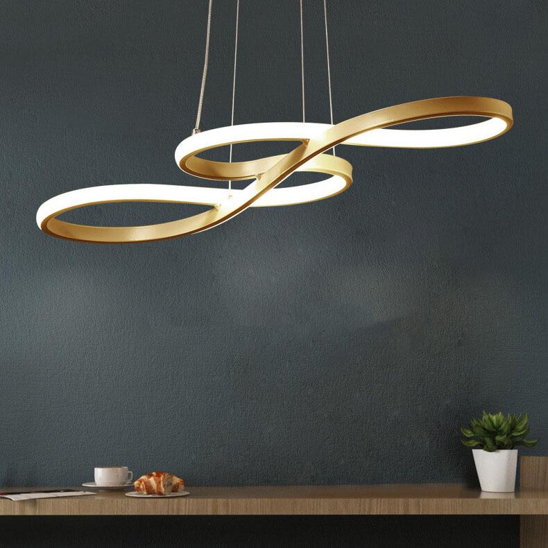 ثريات LED حديثة مزدوجة الجوانب مزودة بإضاءة واحدة