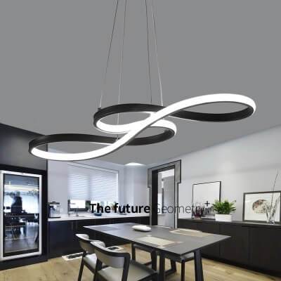 ثريات LED حديثة مزدوجة الجوانب مزودة بإضاءة واحدة