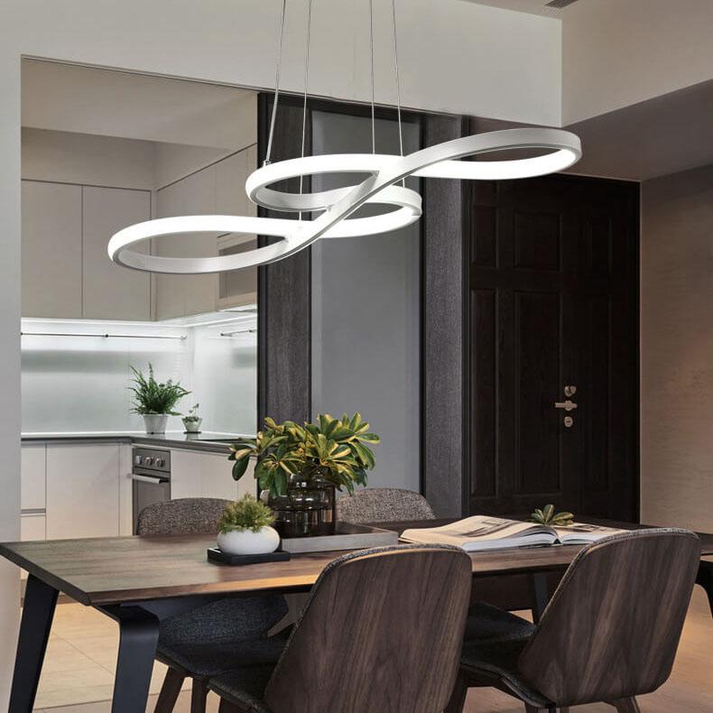 ثريات LED حديثة مزدوجة الجوانب مزودة بإضاءة واحدة