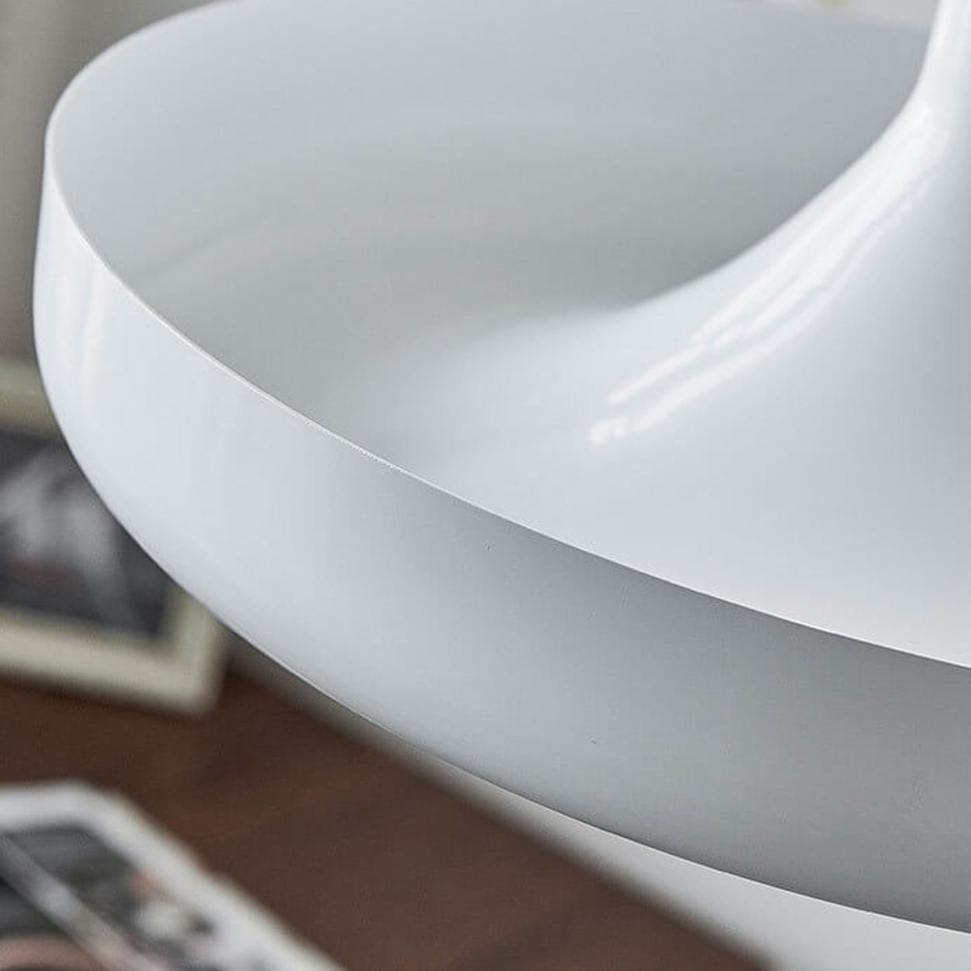 Nordic Minimalist UFO Metal Disc 1-Light Pendant Light