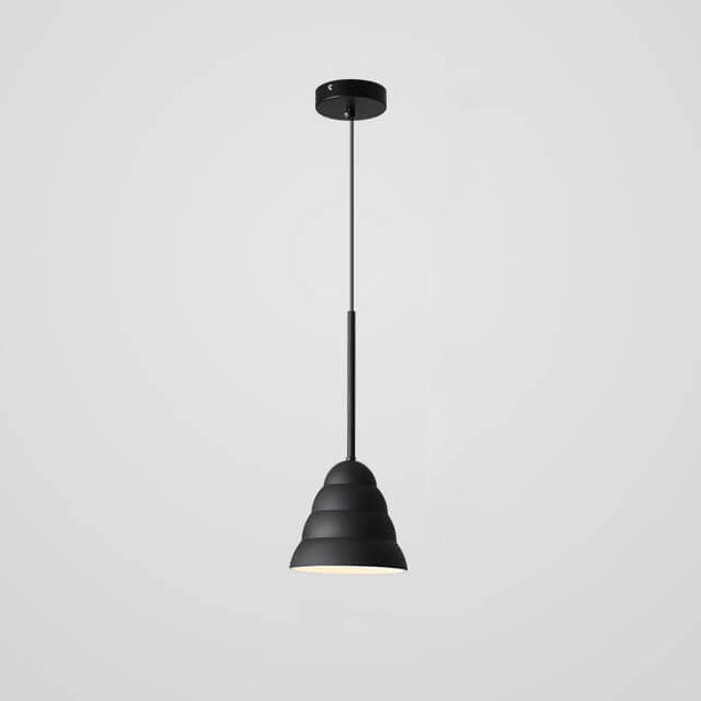 Modern Minimalist Macaron Geometric Metal 1-Light Pendant Light