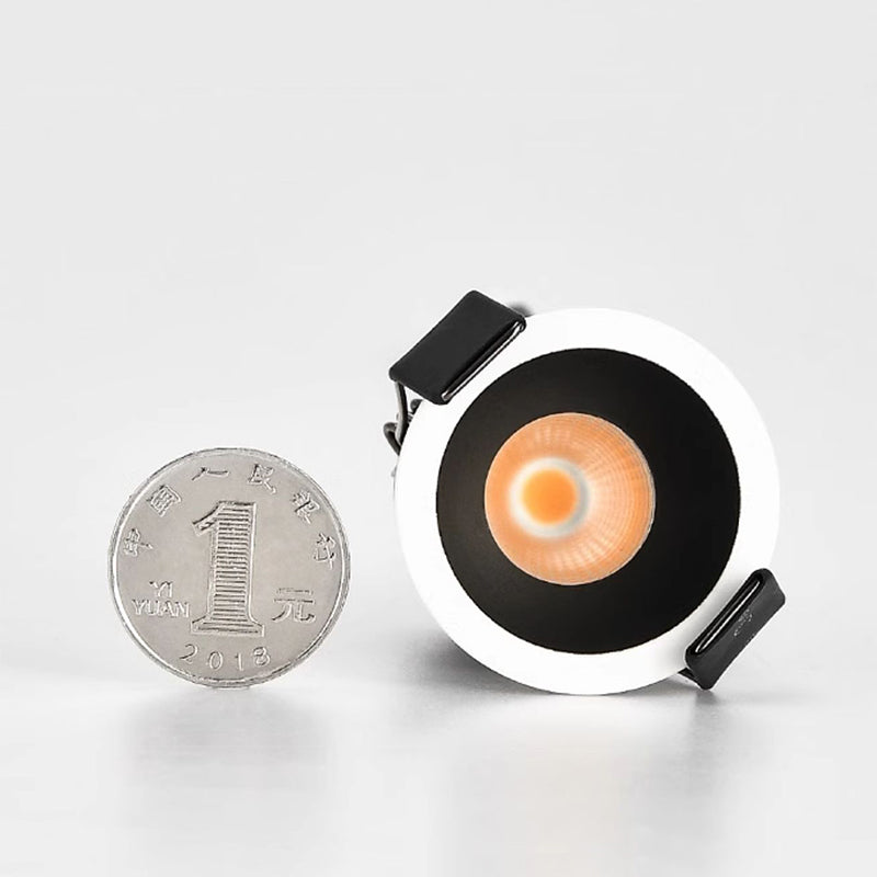 Artistic LED Recessed Spotlight For Living Room - High Ra Eye-Care Flush Mount Ceiling Light Color Trim Choices