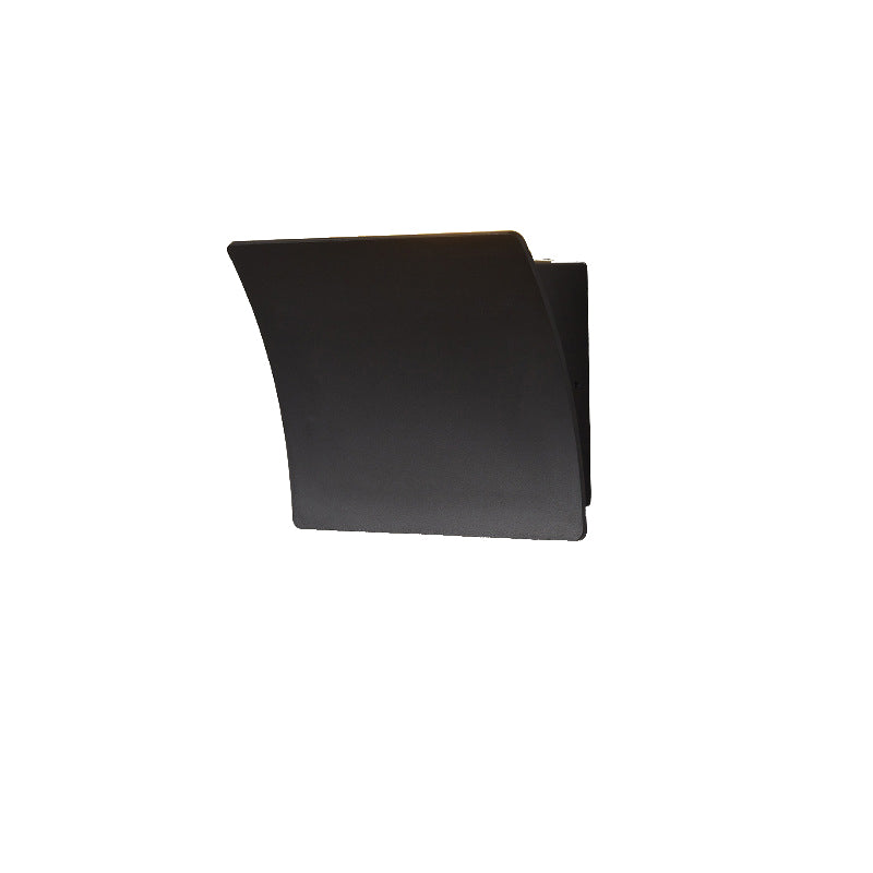 Modern Minimalist Aluminum Acrylic Square LED Wall Sconce Lamp For Bedroom