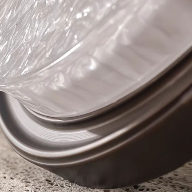 مصباح سقف LED دائري تقليدي عتيق من الحديد والزجاج لغرفة المعيشة