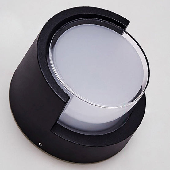 Modern Simplicity Round Square Waterproof Acrylic Aluminum LED Wall Sconce Lamp For Outdoor Patio