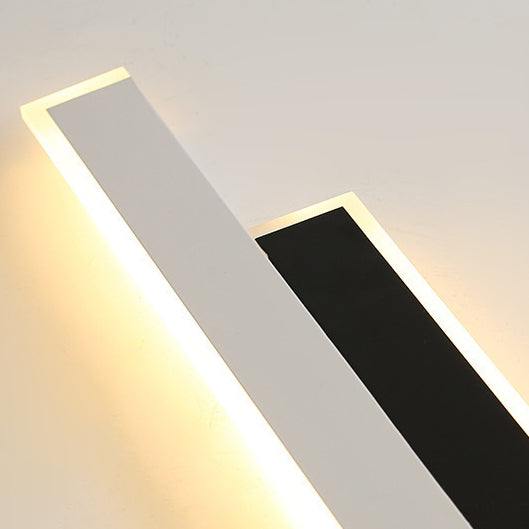 مصباح حائط LED مصنوع من الحديد والأكريليك بتصميم عصري بسيط لغرفة المعيشة