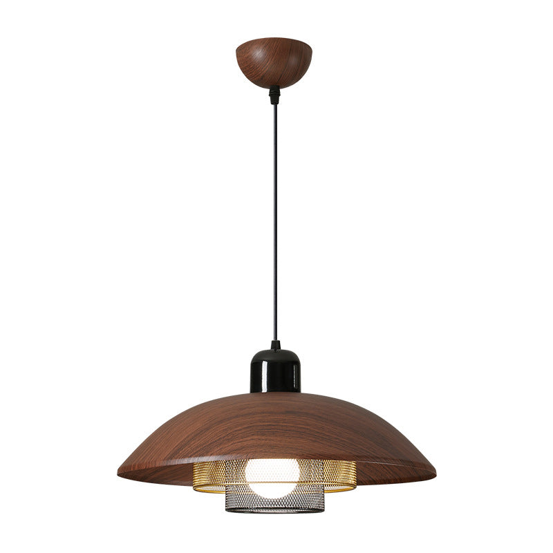 Traditional Vintage Semicircle Iron Acrylic 1 - Light Pendant Light For Dining Room