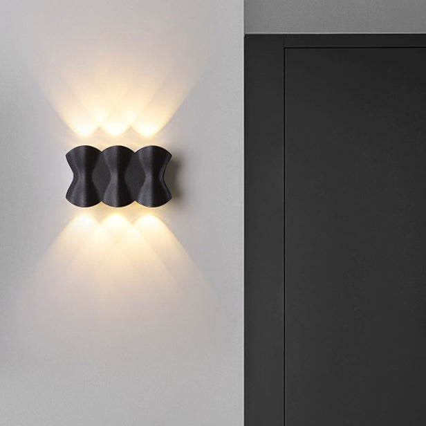 Modern Simplicity Waterproof Aluminum Iron LED Wall Sconce Lamp For Outdoor Patio