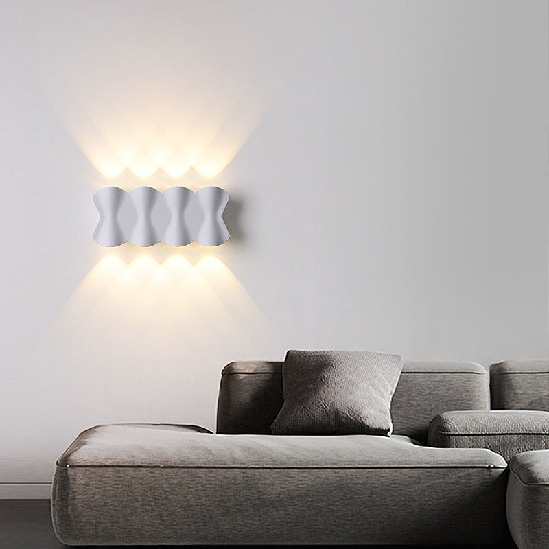 Modern Simplicity Waterproof Aluminum Iron LED Wall Sconce Lamp For Outdoor Patio