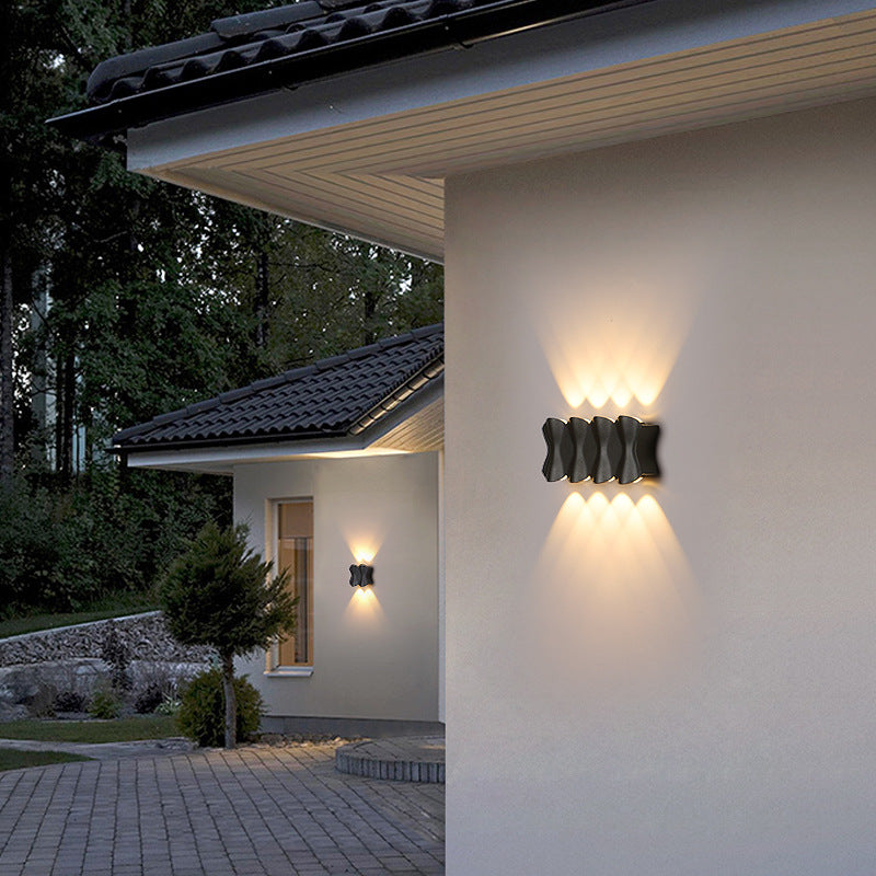Modern Simplicity Waterproof Aluminum Iron LED Wall Sconce Lamp For Outdoor Patio