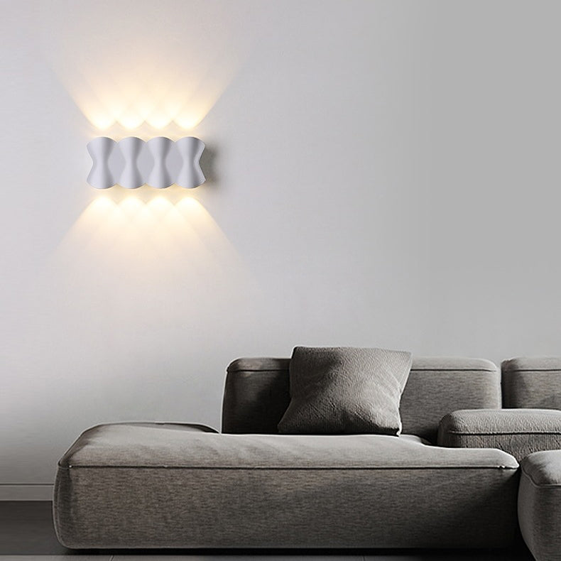 Modern Simplicity Waterproof Aluminum Iron LED Wall Sconce Lamp For Outdoor Patio