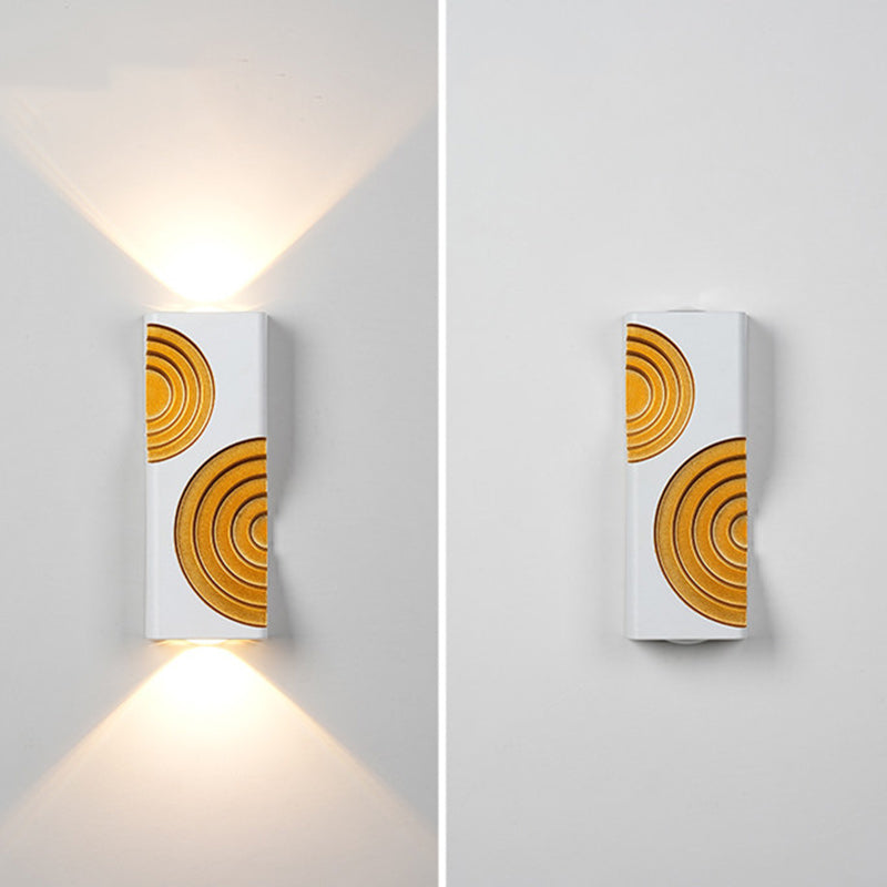 Modern Simplicity Waterproof Rectangle Cube Aluminum LED Wall Sconce Lamp For Outdoor Patios
