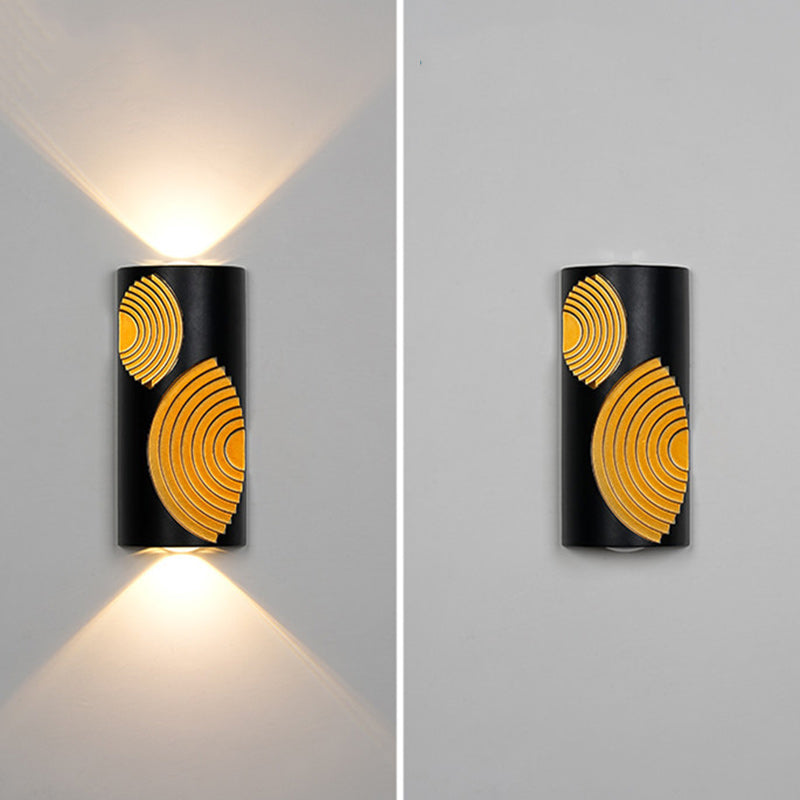 Modern Simplicity Waterproof Rectangle Cube Aluminum LED Wall Sconce Lamp For Outdoor Patios