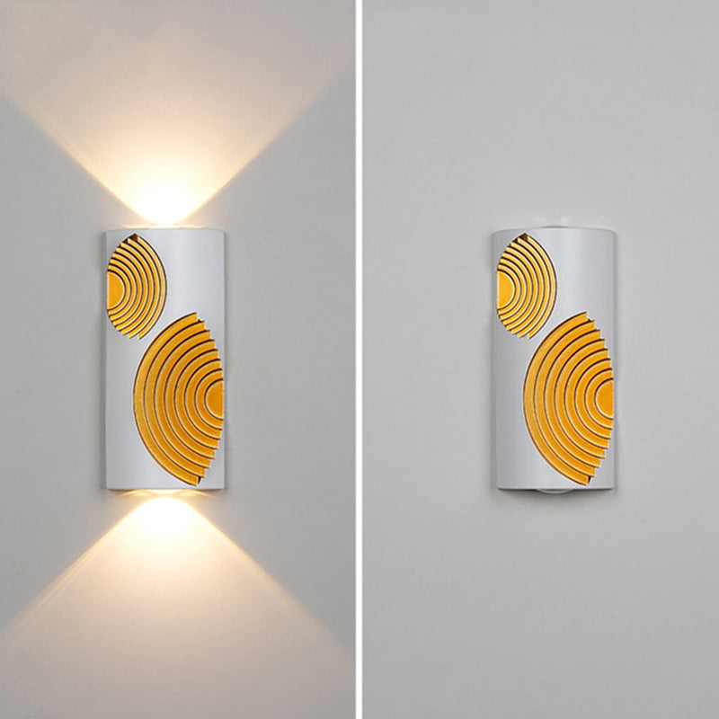 Modern Simplicity Waterproof Rectangle Cube Aluminum LED Wall Sconce Lamp For Outdoor Patios
