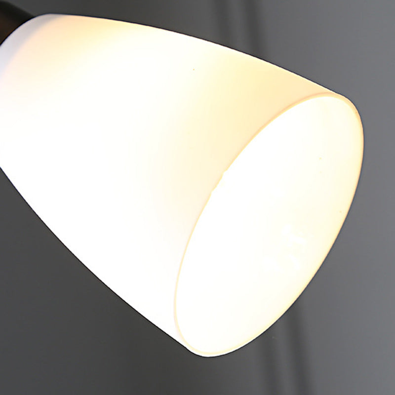 Contemporary Nordic Iron Acrylic Lampshade 1/2 - Light Standing Floor Lamp For Living Room