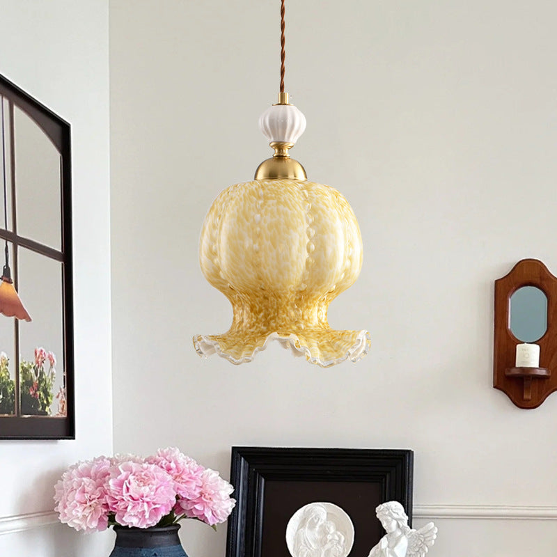 Contemporary Creative Octopus Glass Lampshade Hardware 1/3 - Light Chandeliers For Dining Room