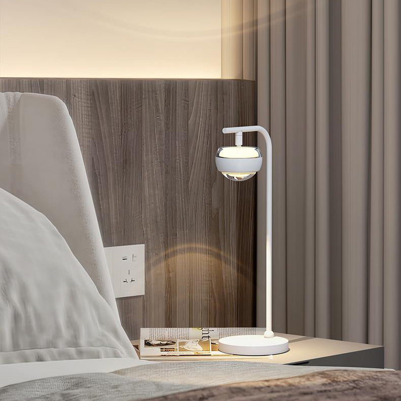 Contemporary Scandinavian Orb Acrylic Aluminum Iron LED Table Lamp For Living Room