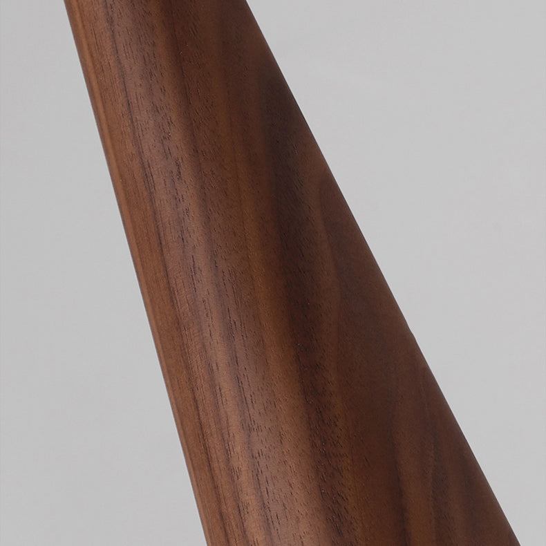 Contemporary Scandinavian Dome Small Cone Copper Ash LED Chandeliers For Dining Room