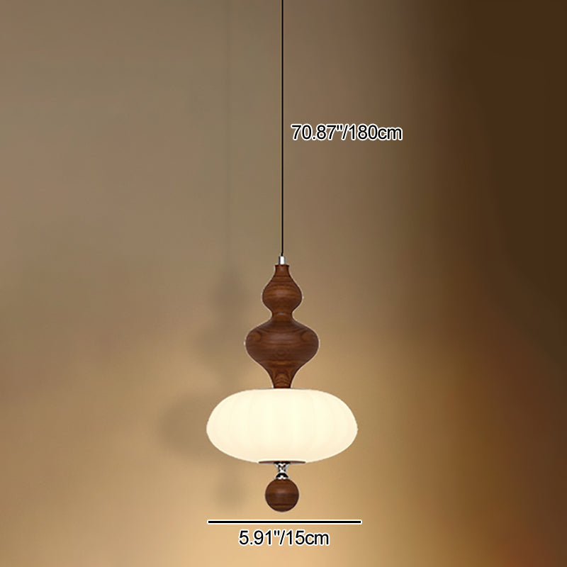 مصباح LED معاصر بتصميم ريترو من الحديد والزجاج والخشب الصلب لغرفة النوم