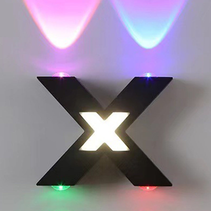 Modern Simplicity Geometry Waterproof Aluminum LED Wall Sconce Lamp For Outdoor Patio