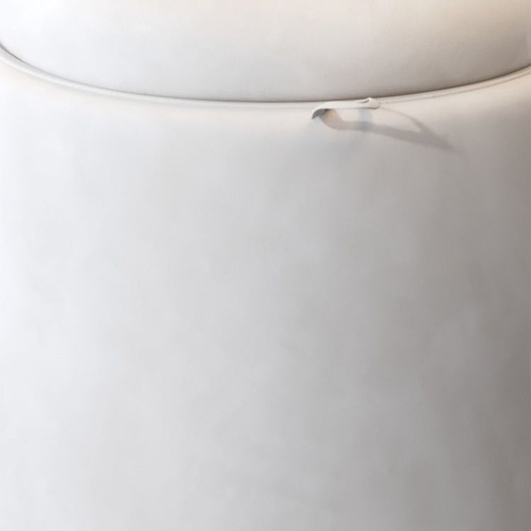 Contemporary Nordic Velvet Wood Round Petal-Back Storage Vanity Stool Backrest For Bedroom