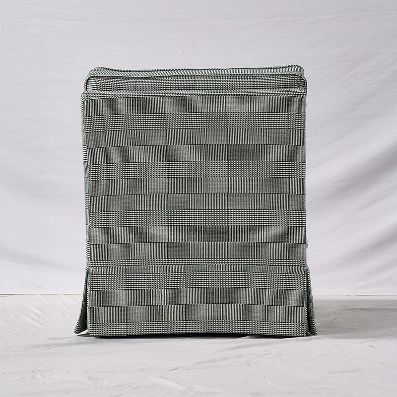 High Resilience Easy-Clean Cover Accent Chair with Birch Frame - Retro Fabric Sofa for Living Room or Study