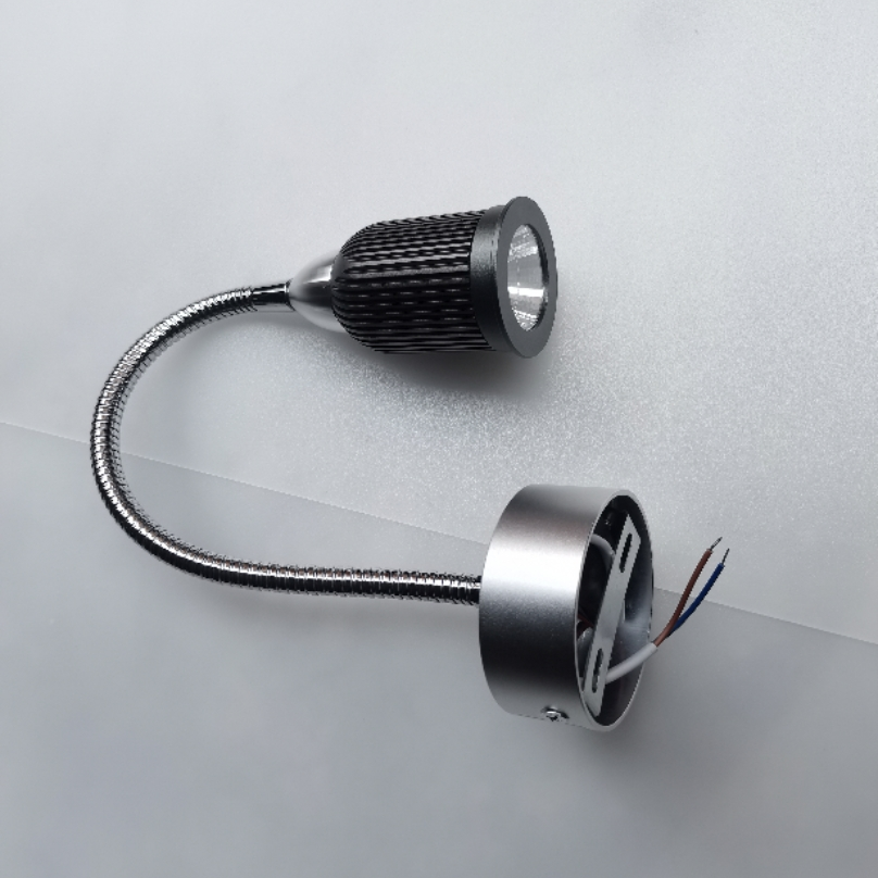مصباح حائط LED مخروطي الشكل من الألومنيوم الصناعي المعاصر للاستخدام بجانب السرير