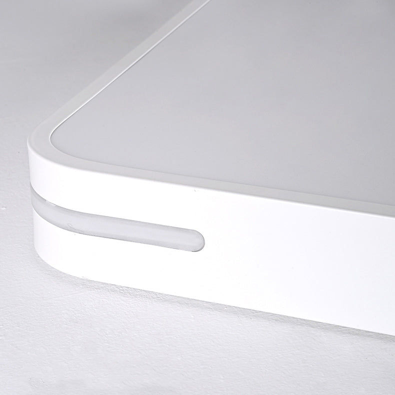Modern Simplicity Square Iron Acrylic LED Flush Mount Ceiling Light For Bedroom