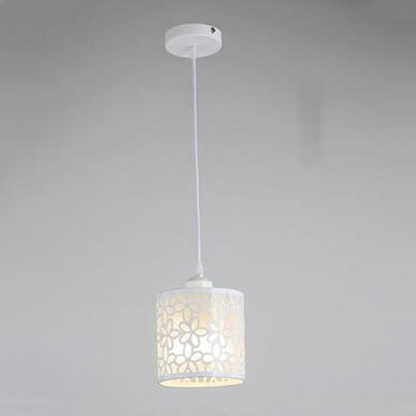 Traditional Villages Cylinder Aluminum Iron 1/3 Light Island Light Chandelier For Dining Room