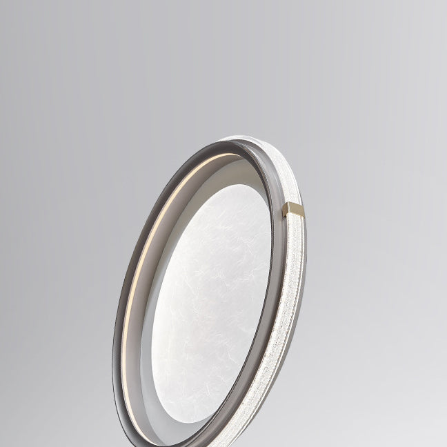 Modern Simplicity Round Circular Ring Aluminum Acrylic LED Flush Mount Ceiling Light For Bedroom