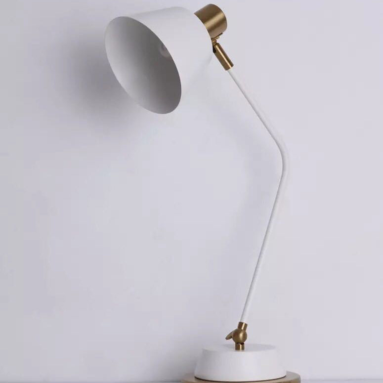 Modern Minimalist Iron Cylinder Shade 1-Light Table Lamp For Living Room