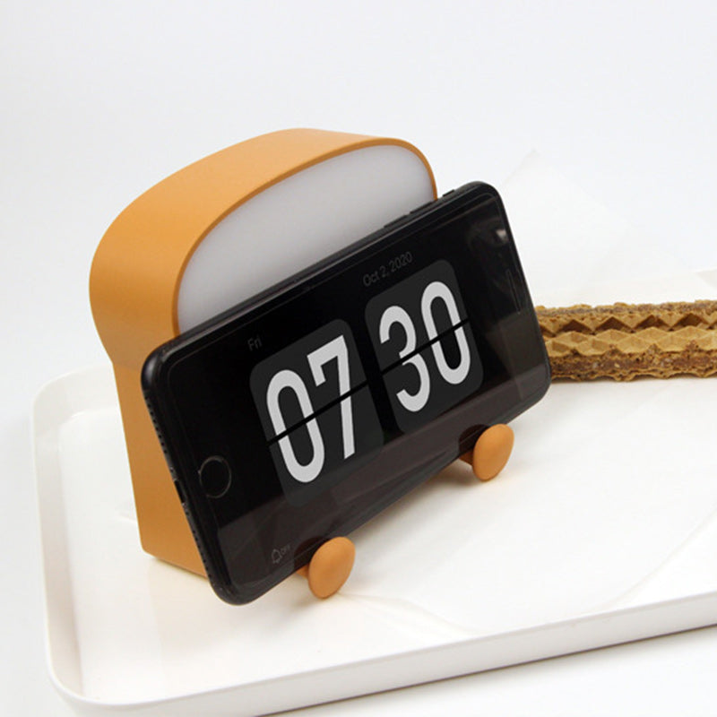 Contemporary Creative ABS Silicone Bread-Shaped LED Table Lamp For Bedroom