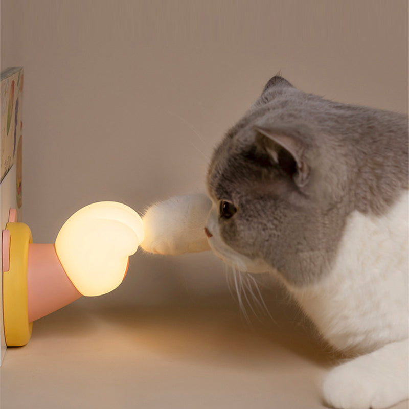 Contemporary Creative ABS Cat Paw LED Table Lamp Night Light For Bedroom