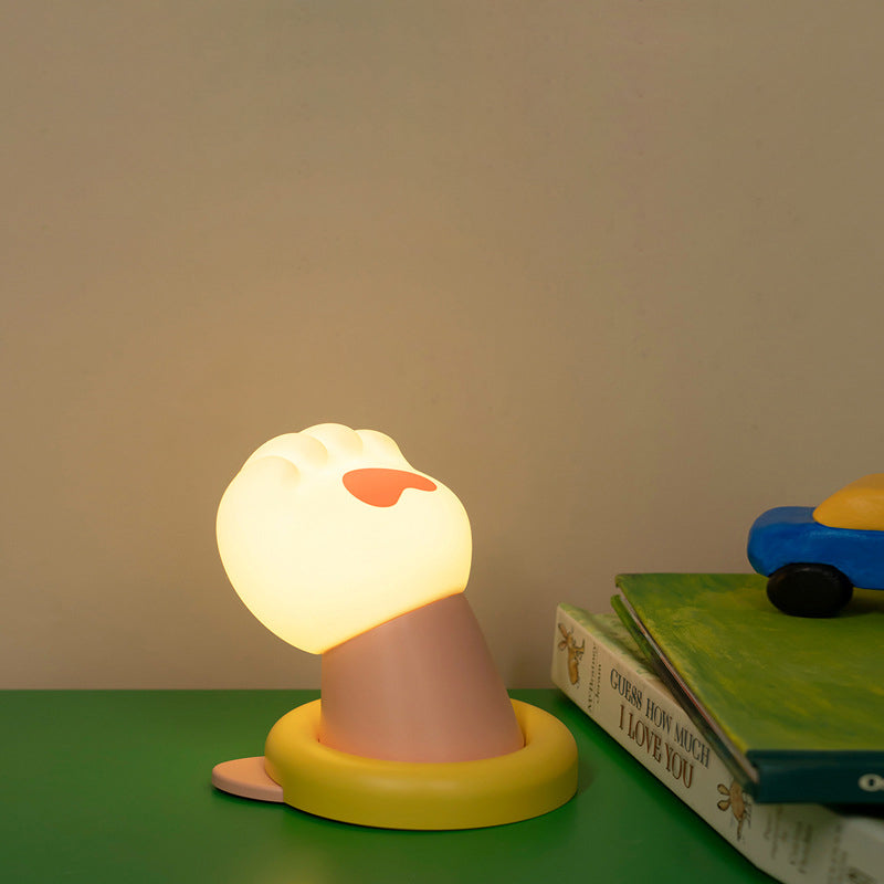 Contemporary Creative ABS Cat Paw LED Table Lamp Night Light For Bedroom