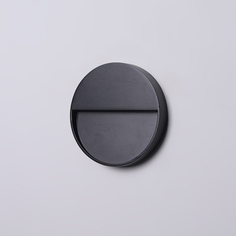Modern Minimalist Waterproof Aluminum Round & Square LED Wall Sconce For Outdoor, Patio & Garden