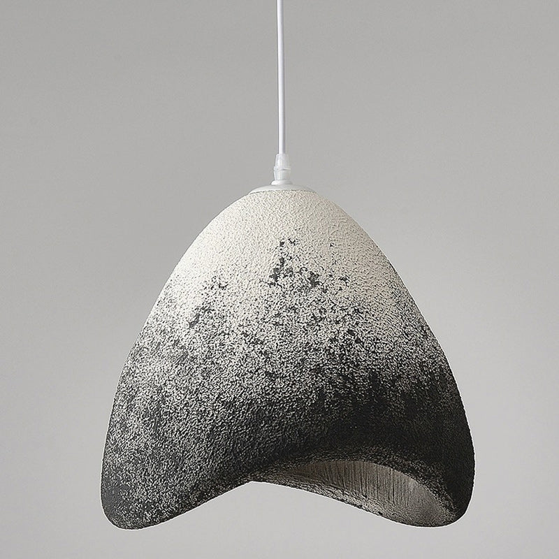 مصباح معلق مخروطي معاصر إبداعي من البوليسترين، مصباح واحد لغرفة الطعام وغرفة النوم وغرفة المعيشة
