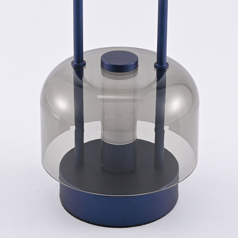 Contemporary Nordic USB Metal & Acrylic Round LED Table Lamp With Touch Dimming For Bedroom And Living Room