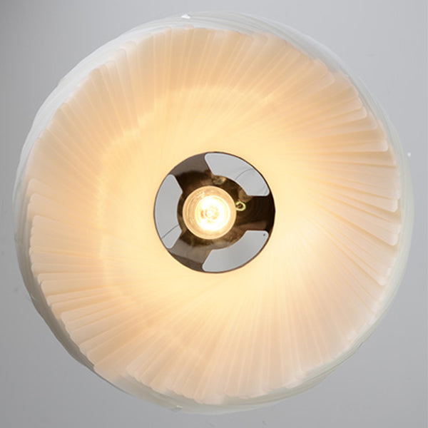 مصباح معلق دائري معاصر من سبائك وأكريليك متعدد الطبقات، بتصميم نورديك، لغرفة النوم، وغرفة المعيشة، وغرفة الطعام