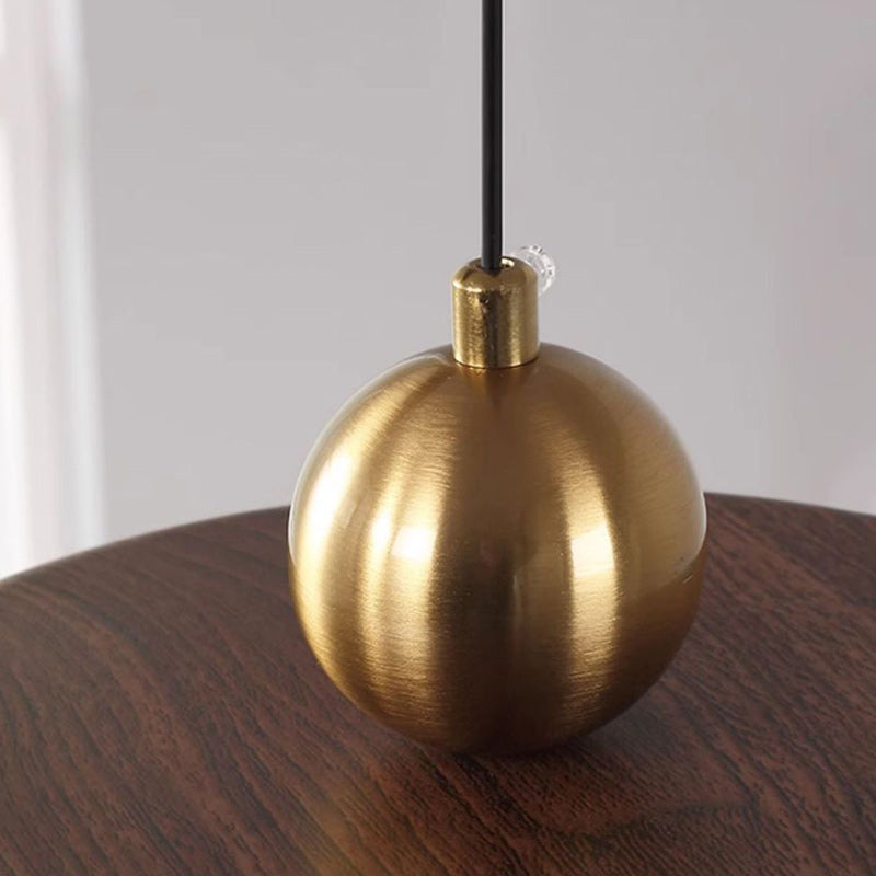 Traditional Chinese Iron Acrylic Disc UFO Round LED Pendant Light For Living Room